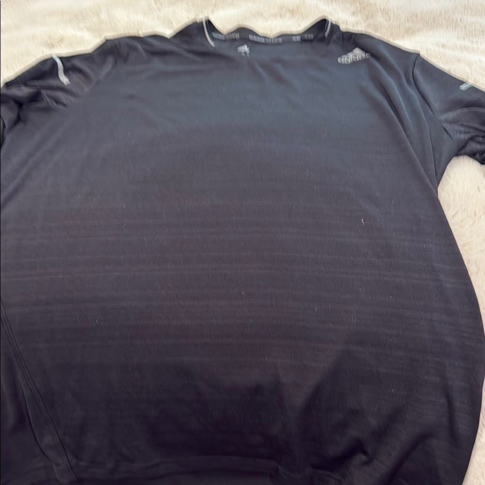 Adidas Black Performance Long Sleeve Top size large